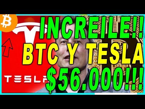 🆘HISTORICO!!!!🆘 TESLA COMPRA BITCOIN Y SE ENCAMINA A LOS $56.000 MUY PRONTO!!!! | BITCOIN HOY