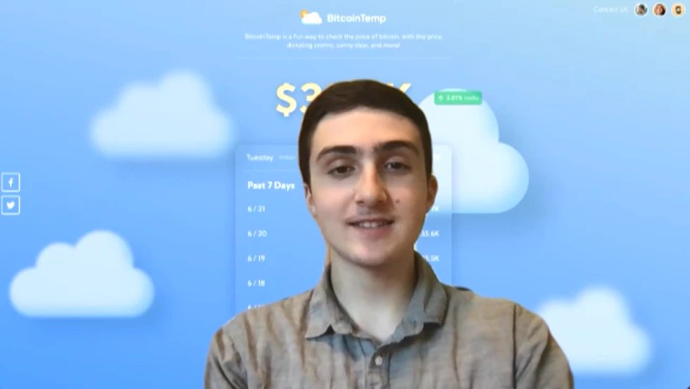 16-year-old creates Bitcoin forecasting website