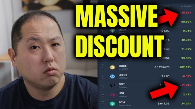 BITCOIN AND THESE ALTCOINS ARE ON MASSIVE DISCOUNT