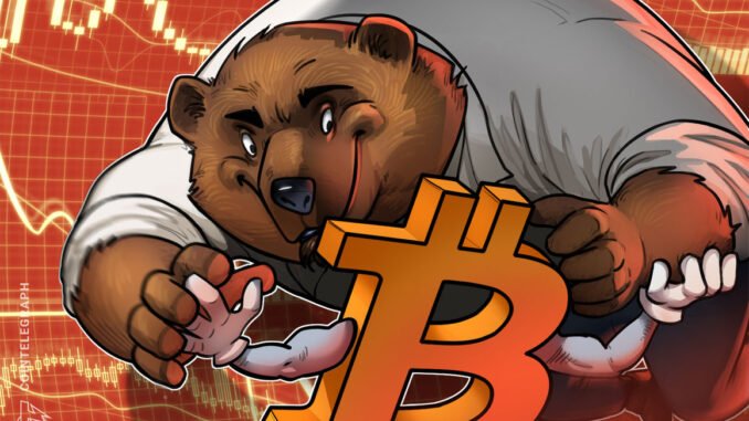 Bears batter Bitcoin market sentiment as Bitfinex margin shorts surge 378%