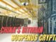 China’s Bitmain suspends crypto mining machine sales