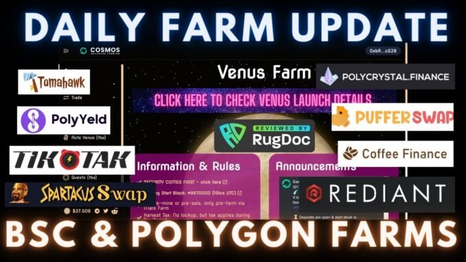 New Farm/Fair Launches | Bsc & Polygon | Daily Farm Update