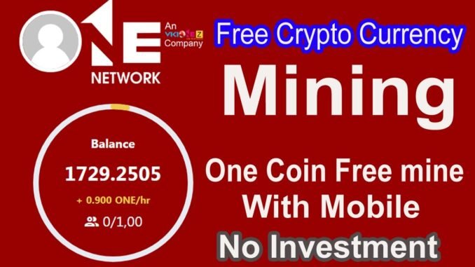 One Crypto Currency Mining Free 2021 !! New Free Crypto Mining App Without Investment !! Don't Miss