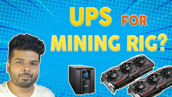Should you use UPS or Inverter for Crypto Mining Rig | Crypto Mining 101 EP 01