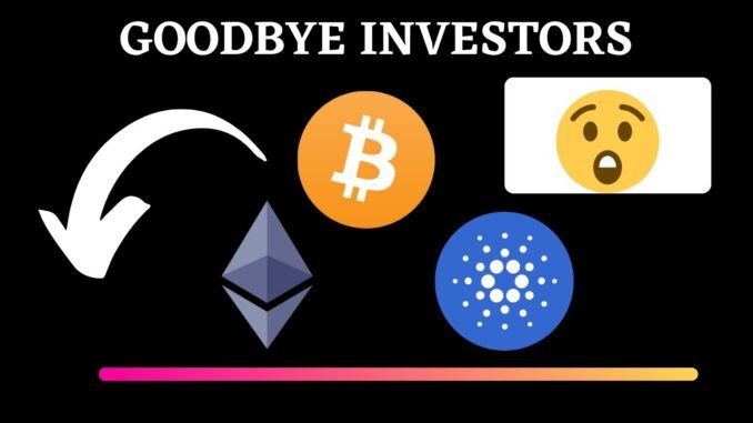 CRYPTO DUMPS AGAIN...  GOODBYE INVESTORS!!  ||   BITCOIN SUPPORT PRICES -   IMPORTANT UPDATE ⬇️⬇️